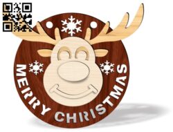 Reindeer E0017423 file cdr and dxf free vector download for laser cut