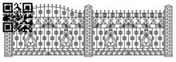 Decorative gate E0017756 file cdr and dxf free vector download for Laser cut CNC