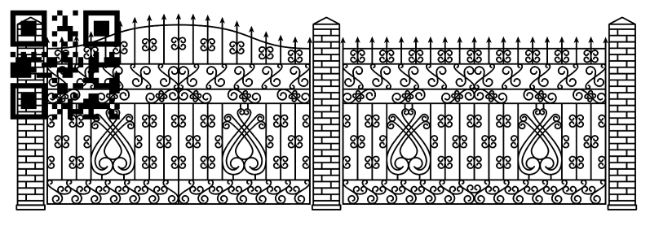 Decorative gate E0017756 file cdr and dxf free vector download for Laser cut CNC