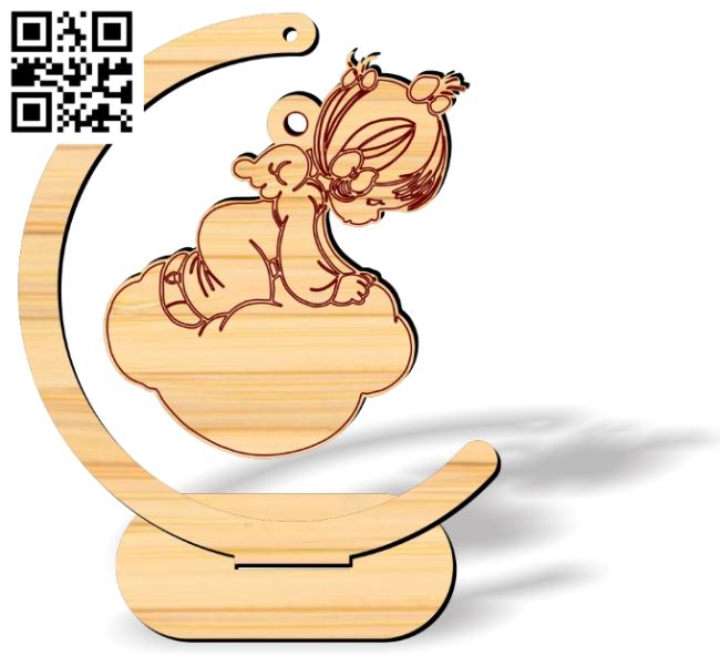 Angel E0017765 file cdr and dxf free vector download for Laser cut