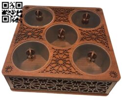 Box E0017617 file cdr and dxf free vector download for laser cut