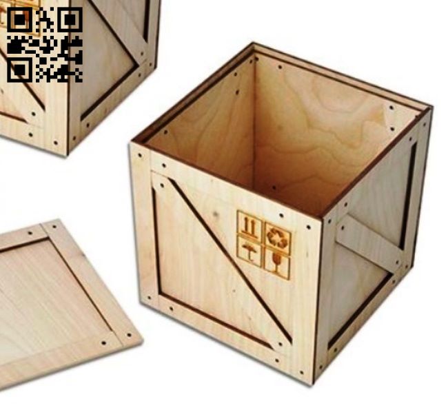 Box E0017680 file cdr and dxf free vector download for laser cut