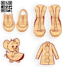 Lacing toy E0017727 file cdr and dxf free vector download for Laser cut
