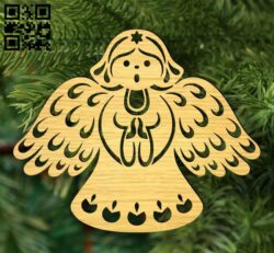 Angel E0017926 file cdr and dxf free vector download for Laser cut plasma