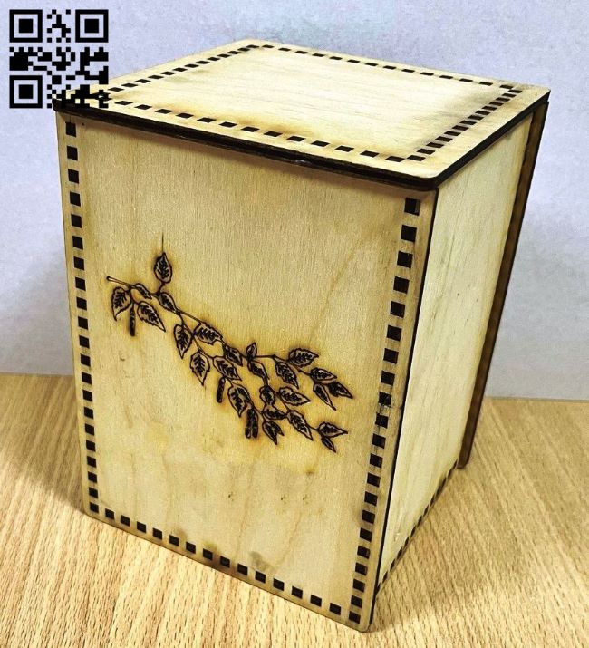Box E0017913 file cdr and dxf free vector download for Laser cut