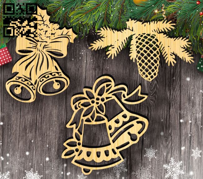 Christmas decoration E0017928 file cdr and dxf free vector download for Laser cut plasma