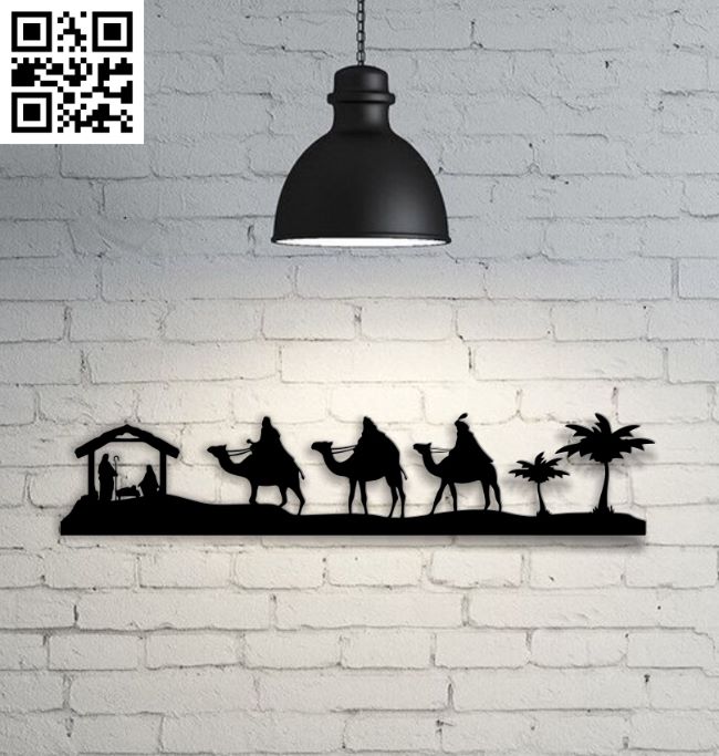 Nativity E0017954 file cdr and dxf free vector download for Laser cut plasma