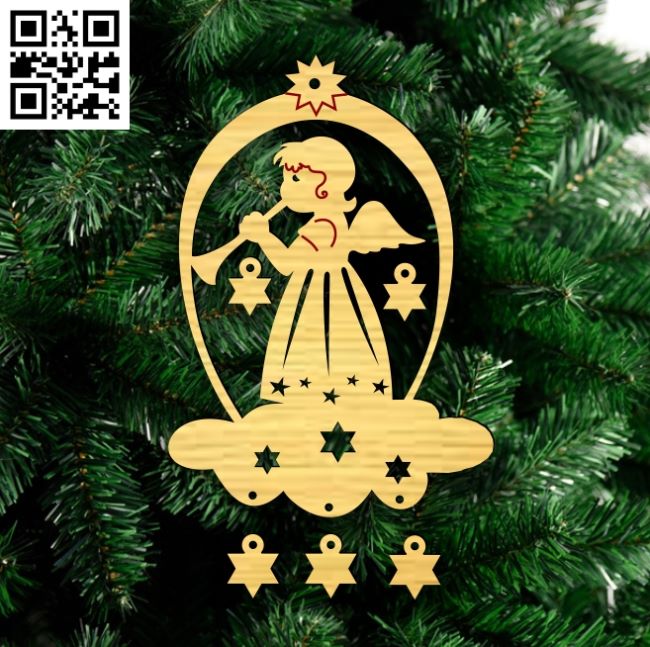 Angel E0018025 file cdr and dxf free vector download for laser cut