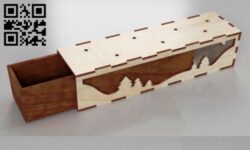 Box E0018058 file cdr and dxf free vector download for laser cut