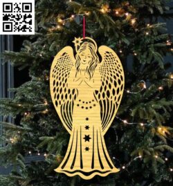 Angel E0018221 file cdr and dxf free vector download for laser cut