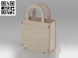 Bag E0018303 file cdr and dxf free vector download for Laser cut