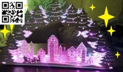 Christmas light E0018180 file cdr and dxf free vector download for laser cut