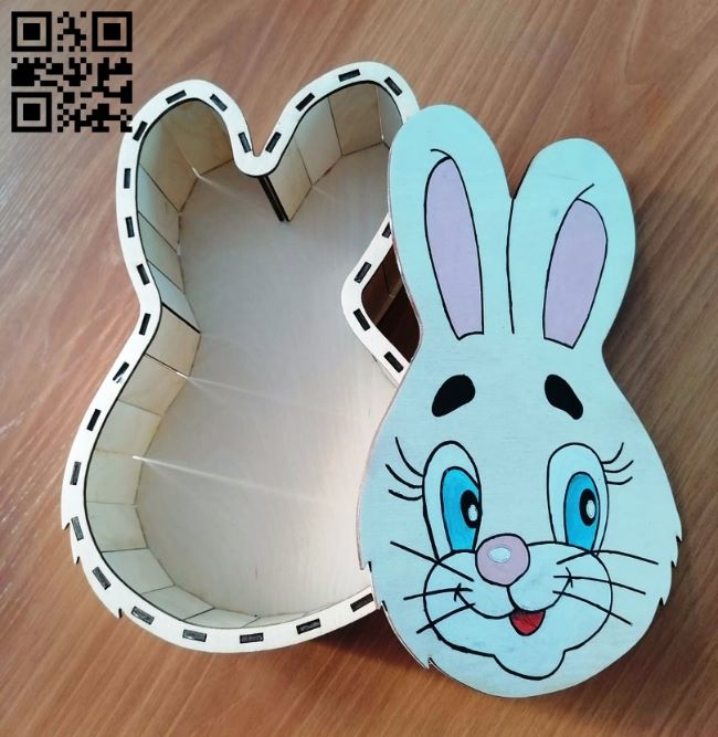 Hare box E0018172 file cdr and dxf free vector download for laser cut