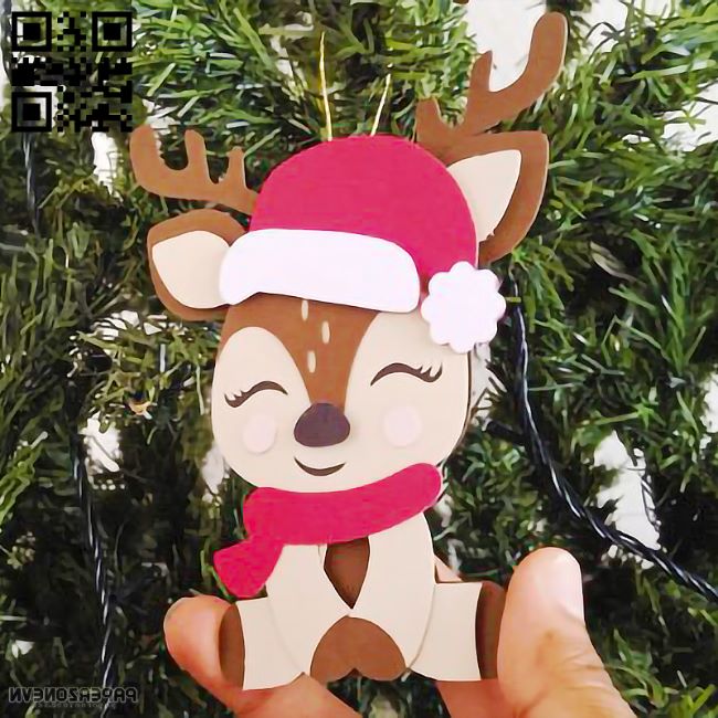 Reindeer E0018188 file cdr and dxf free vector download for laser cut