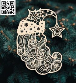 Santa Claus E0018157 file cdr and dxf free vector download for laser cut