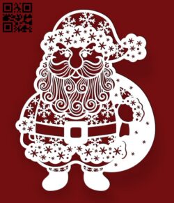 Santa Claus E0018234 file cdr and dxf free vector download for laser cut
