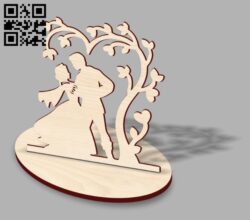 Snow White E0018298 file cdr and dxf free vector download for Laser cut