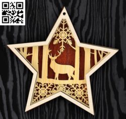 Star E0018304 file cdr and dxf free vector download for Laser cut