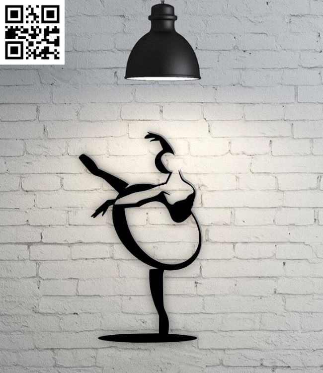Ballerina E0018379 file cdr and dxf free vector download for laser cut plasma