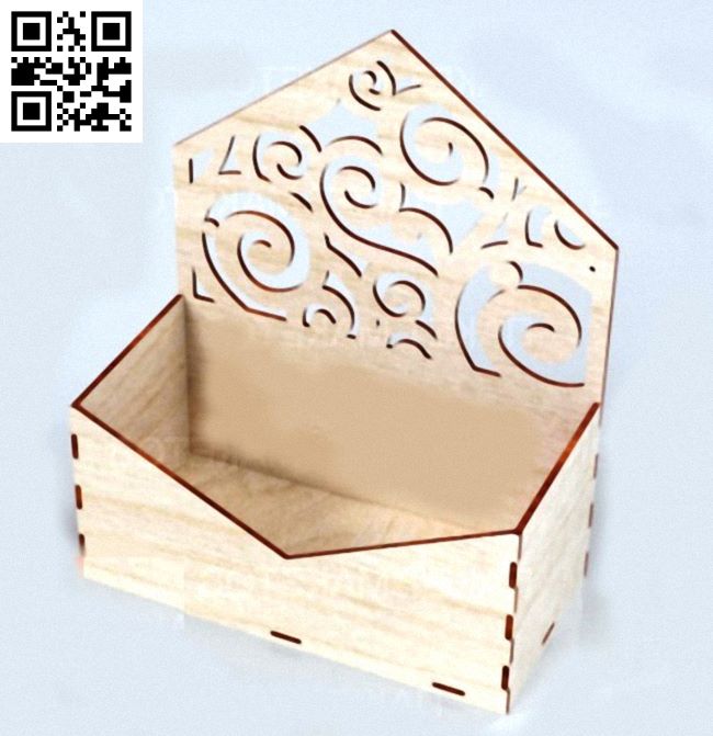 Box E0018375 file cdr and dxf free vector download for laser cut