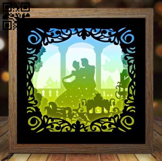 Cinderella light box E0018368 file cdr and dxf free vector download for laser cut plasma