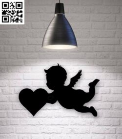 Cupid E0018373 file cdr and dxf free vector download for laser cut plasma