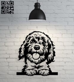 Dog E0018353 file cdr and dxf free vector download for Laser cut plasma
