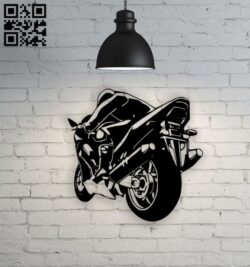 Motorcycle Man E0018365 file cdr and dxf free vector download for laser cut