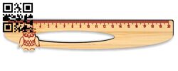 Ruler E0018397 file cdr and dxf free vector download for laser cut