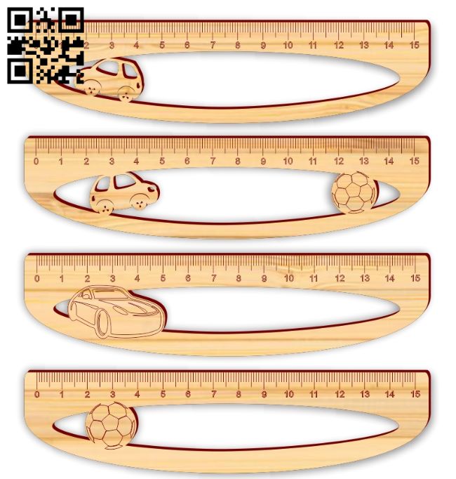 Rulers E0018384 file cdr and dxf free vector download for laser cut
