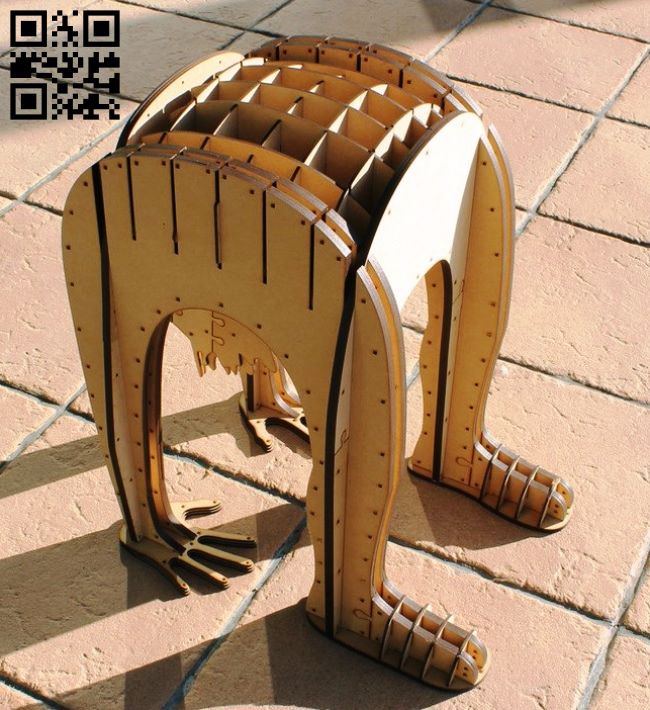 Stool E0018427 file cdr and dxf free vector download for Laser cut