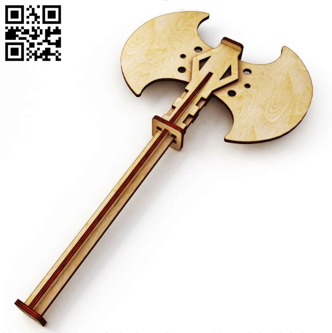 Toy axe E0018344 file cdr and dxf free vector download for Laser cut