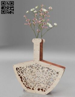 Vase E0018443 file cdr and dxf free vector download for Laser cut