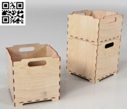 Box E0018493 file cdr and dxf free vector download for laser cut