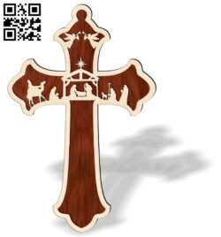 Cross E0018511 file cdr and dxf free vector download for laser cut