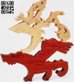 Dragon family E0018470 file cdr and dxf free vector download for cnc cut