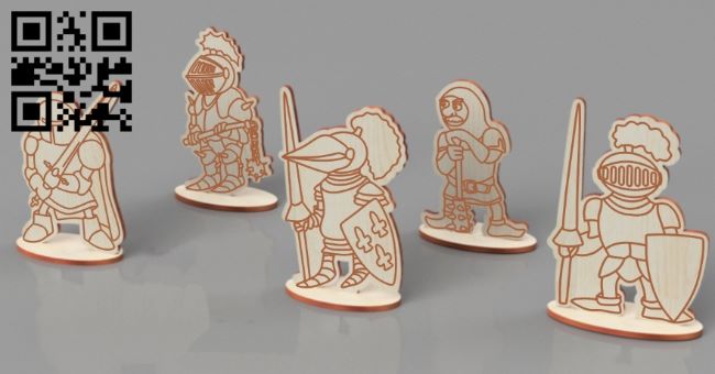 Knights E0018658 file cdr and dxf free vector download for laser cut