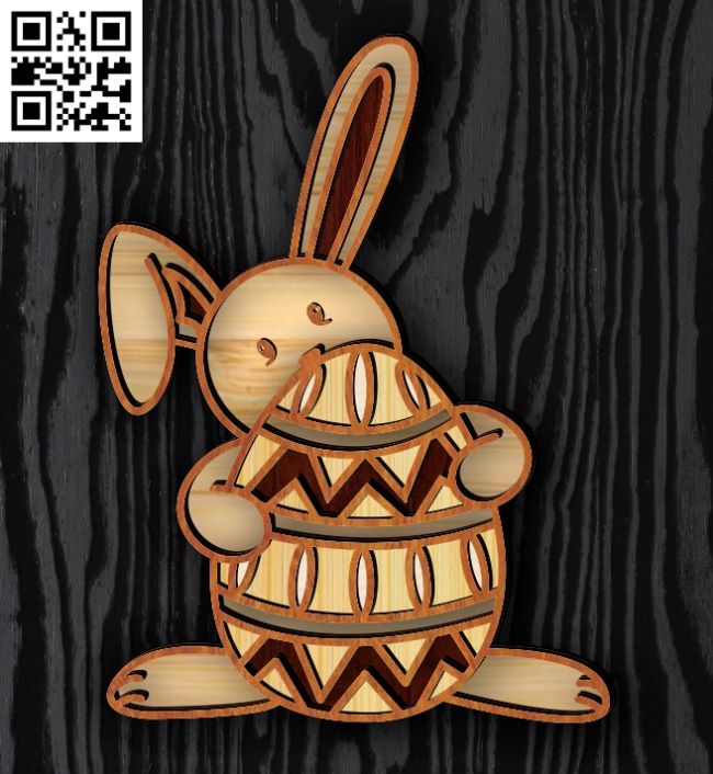 Layered Easter E0018602 file cdr and dxf free vector download for laser cut