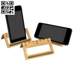 Phone stand E0018505 file cdr and dxf free vector download for Laser cut