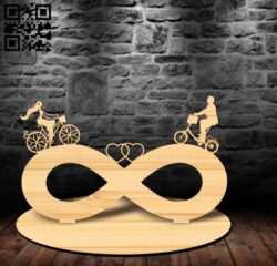Infinity love E0018474 file cdr and dxf free vector download for laser cut