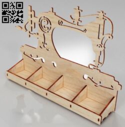 Seamstress organizer E0018547 file cdr and dxf free vector download for laser cut