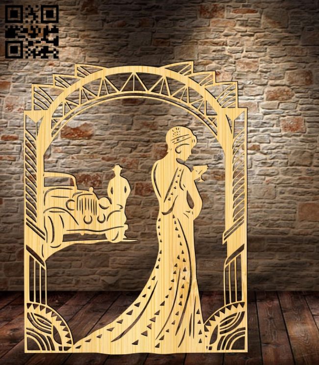 The Great Gatsby E0018484 file cdr and dxf free vector download for laser cut plasma