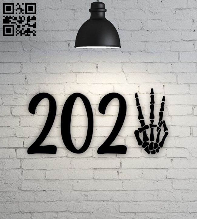 2023 year E0018711 file cdr and dxf free vector download for laser cut