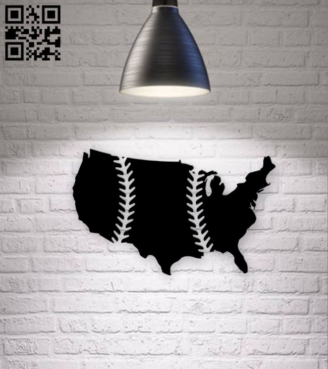 America Map E0018732 file cdr and dxf free vector download for laser cut