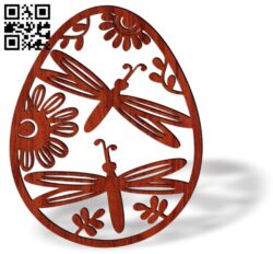 Easter Egg E0018822 file cdr and dxf free vector download for laser cut