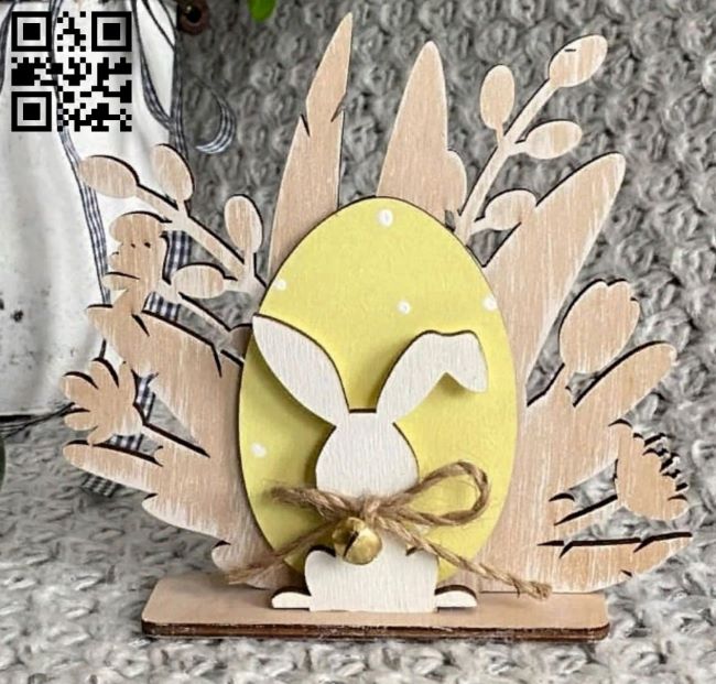 Easter decor E0018892 file cdr and dxf free vector download for laser cut
