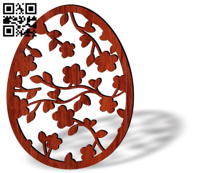 Easter egg E0018762 file cdr and dxf free vector download for laser cut