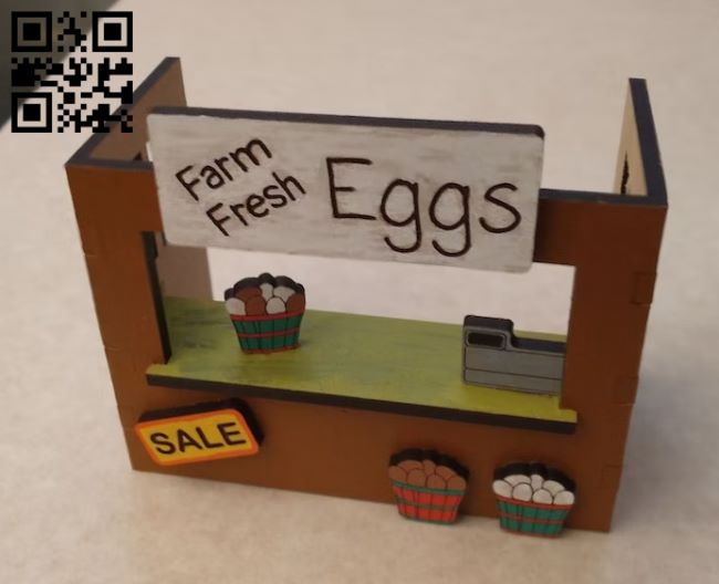 Egg stand E0018739 file cdr and dxf free vector download for laser cut