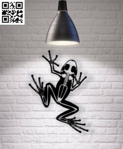 Frog E0018686 file cdr and dxf free vector download for laser cut plasma