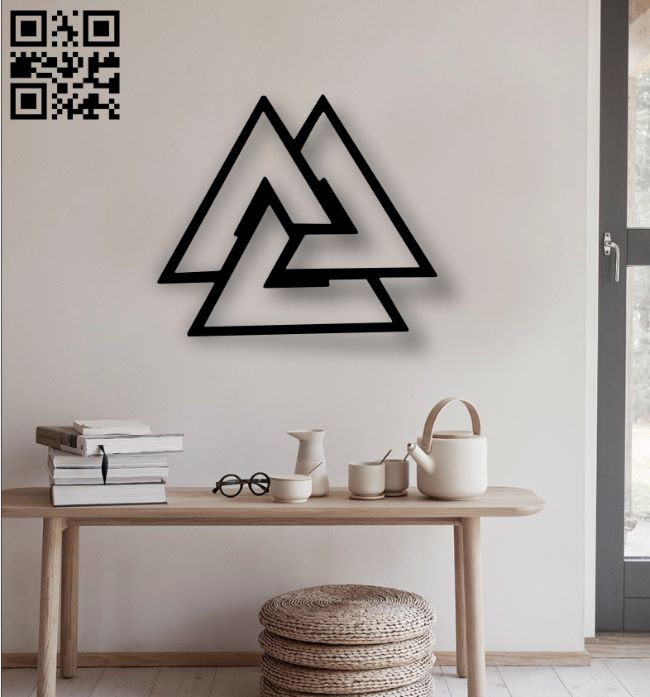 Geometry wall decor E0018780 file cdr and dxf free vector download for laser cut plasma